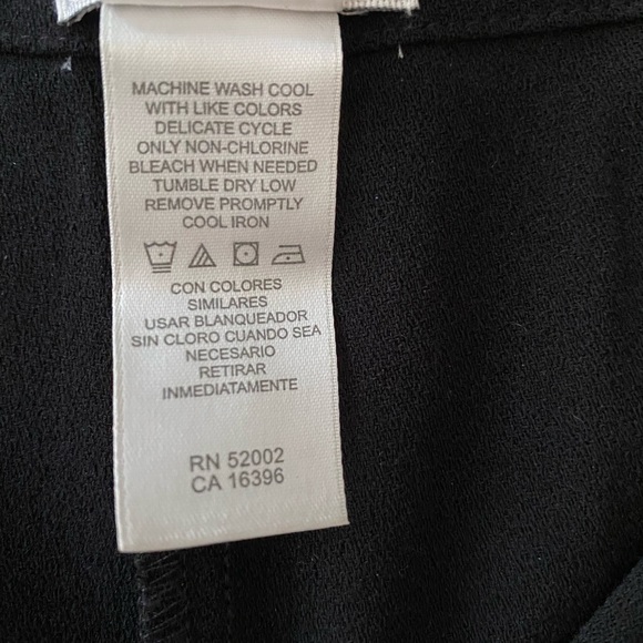 EMMA JAMES Sz 8 BLACK STRAIGHT LEG DRESSY PANTS. - Picture 6 of 12